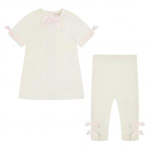 LD212021-IV  Fine Knit Spanish Leggings Set  (9-24 months)