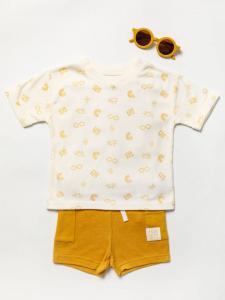 LGB03899  Holidays shorts set with glasses (3-18 months)