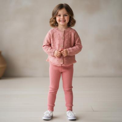 LJE07930-B  Knitted Fringed Set  (2-5 years)