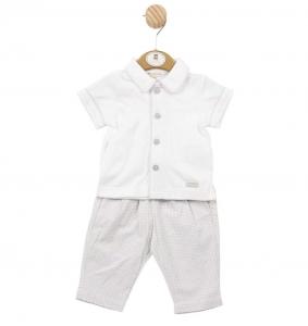 MB5777  Shirt and Checked Trousers  (3-9 months)