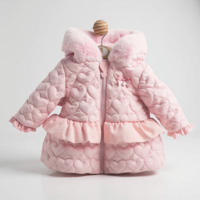 MB5919B Pink "Hearts and Frills" Coat (3-5 years)