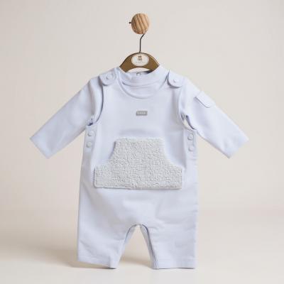 MB6025A  Sky Dungaree Set  (12-24 months)