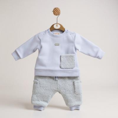 MB6027  Colour Block Two Piece Set  (3-9 months)