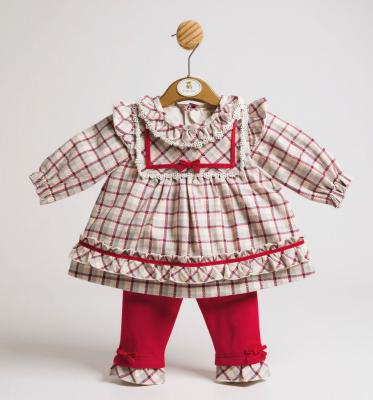 MB6078AR  Checked Dress Set  (12-24 months)