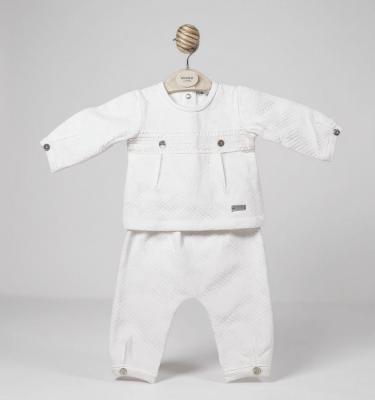 MB6548W  Diamond Top and Trousers  (3-12 months)