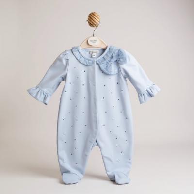 MB6779  Bow and sparkle All in One  (1-6 months)