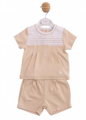 MB6890A  Embroidered Panel Two Piece  (12-24 months)