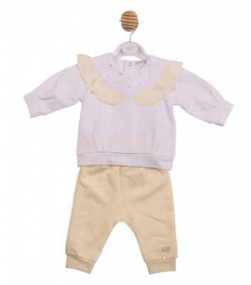 MB7111B  Diamante and Frilled Trouser Set  (3-5 years)