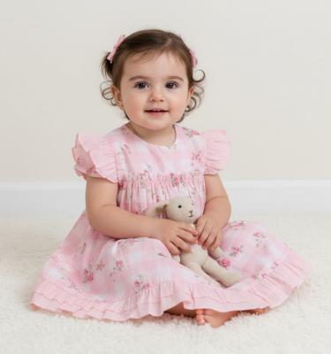 MB7159B  Floral Dress  (3-5 years)