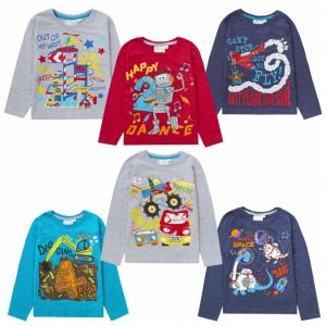 MK11C156  Novelty Number Tops  (1-6 Years)