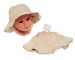 SB0503-632T Biscuit Summer Hat (0-12 months)