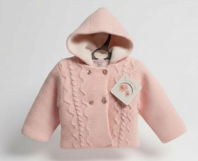ML10-655-P  Double Knit " Pram Coat  (NB - 9m)