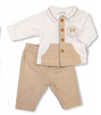 ML20-727T  Corduroy "Giraffe" 2 Piece Set  (3-8lbs)
