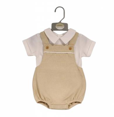 ML2120-6332T  Short Dungaree Set  (NB-6 months)