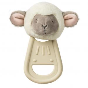 MM26302M  Simply Silicone lamb Teether 5" 