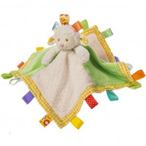 MM40035M  Taggies Sherbet Lamb Character Blanket – 13×13″ 