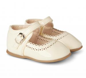 MeDebbie-Cr  Cream Shoes Pack of 12  (Sizes 3-8)
