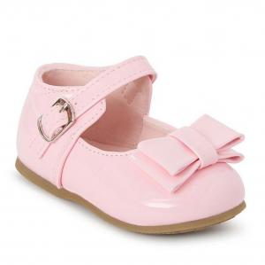 MeJemma_P  Pink Bow Shoes Pack of 12  (Sizes 3-8)