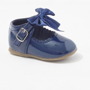 MeKylieN  Navy Bow Shoes Pack of 12  (Sizes 3-8)
