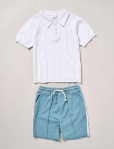 NSF09784  Knit Short Set  (2-4 years)