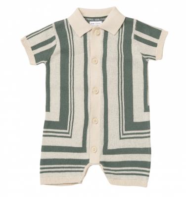 NSH13856A  Geometric True Knit Romper (9-24 months)