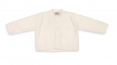 NT10-189-W  White Cardigan  (9-24 months)