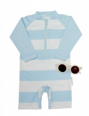 NT2020-6232-S  Stripped Swimsuit and Sunglasses  (12-24 months)