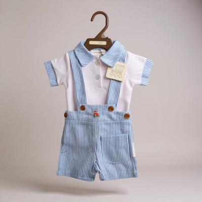 NT2120-6342S  Tractor Shorts and Polo Shirt  (Nb-9 months)