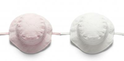 PB0378PW  Broderie Cloche Hat  (0-6months)