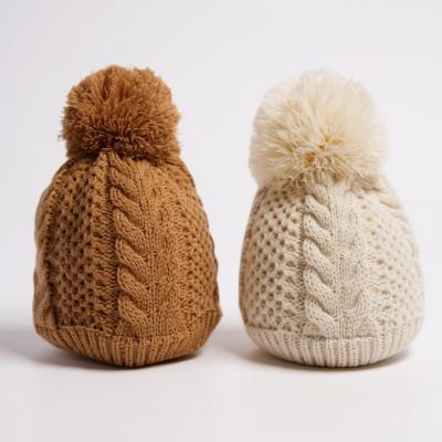 PB6238CM  Fully Lined Pom Pom Hat  (6-18months)