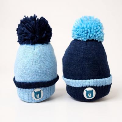 PB6260NS   Bear Pom Pom Hat (6-18months)