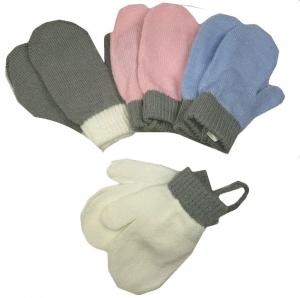 PK6199-13  Connected Pom Mitts  (Infant)