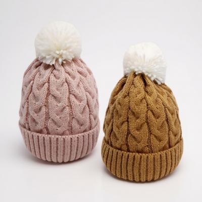 PK6232MP  Cable Pom Pom Hat (6-18months)