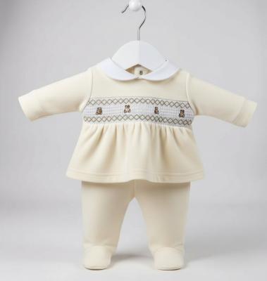 PX0273I  Teddy Velour 2 Piece Set  (Newborn - 6 months)