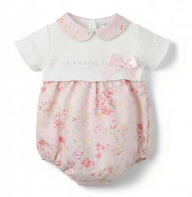 PX0841P  Sophia Floral  Romper  (3-18 months)