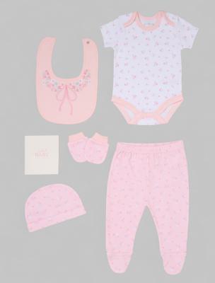 RBC05699  Bow Memory Book 6 Piece Set  (NB - 6m)