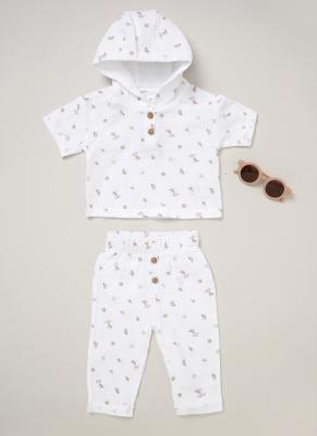 RBF08977  Muslin "Seaside"  Set with Glasses  (0-12 months)