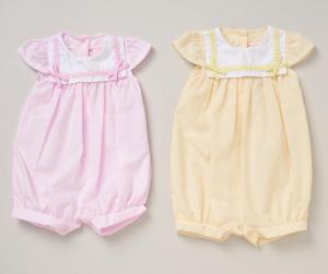 RBF09296A  Sailor Collar Romper  (0-9 months)
