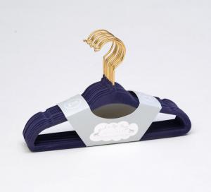 RBG11915  10 x Velvet Hangers - Navy Blue 
