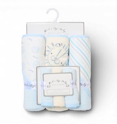 RBH12870  Hooded Towel and Wash Cloth Set "Lion" 