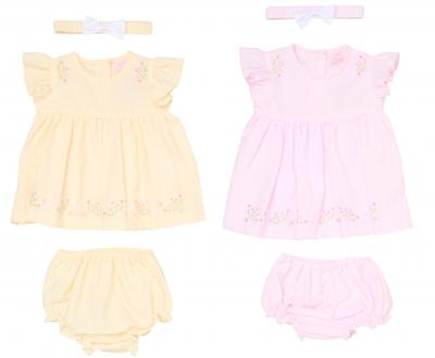 RBH12905-B   Floral Dress Set  (9-24 months)