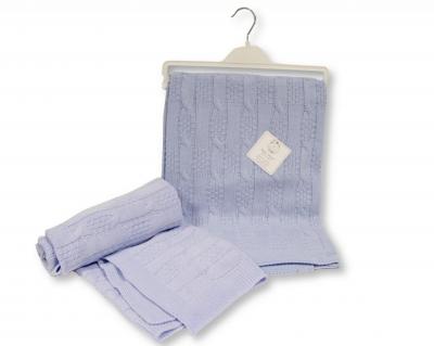 SB110-423S  Sky Cable Knit Shawl 