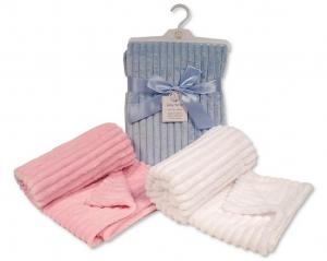 SB112-1091  Striped Fleece Wraps  (Choose Colour)