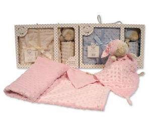 SB112-2012  Boxed Blanket and Comforter Set  (Choose Colour)