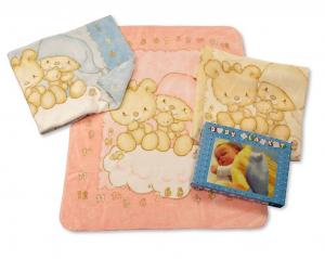 SB112-811  "Bear" Cot Blanket  (choose)