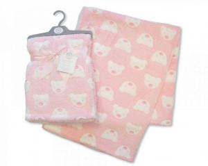 SB112-988P  Printed Teddy Baby Wrap 