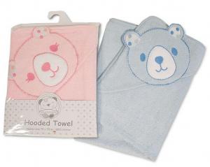 SB120-097 "Bear " Hooded Towels (Choose Colour)