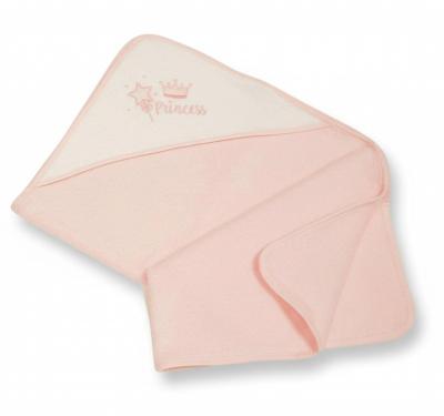 SB120-112-P "Princess" Hooded Towels Pink/White