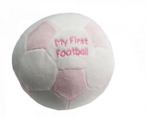 NT25-1123P  Pink "My First Football" and Rattle 