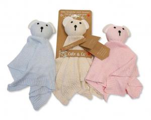 CC25-1283  Knitted Bamboo "Teddy" Comforter  (Choose Colour)